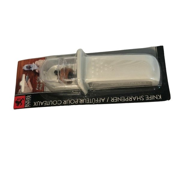 Royal Norfolk Cutlery Knife Sharpener NIP Easy Grip Handle NEW - Picture 1 of 3